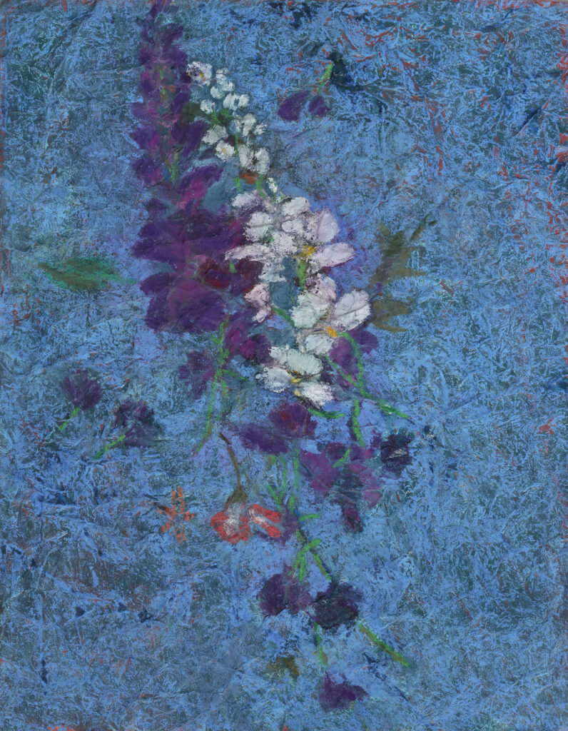 0204-Épigramme V, pastel, 2025, 64×50 cm